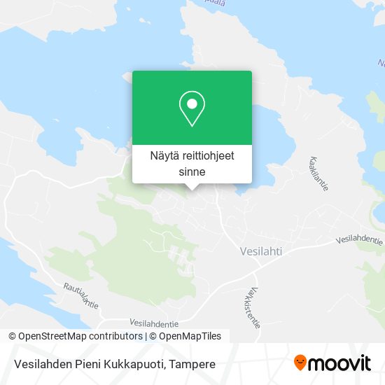 Vesilahden Pieni Kukkapuoti kartta