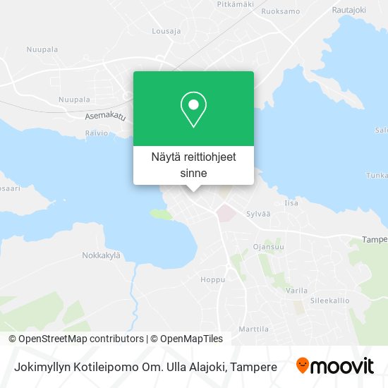Jokimyllyn Kotileipomo Om. Ulla Alajoki kartta