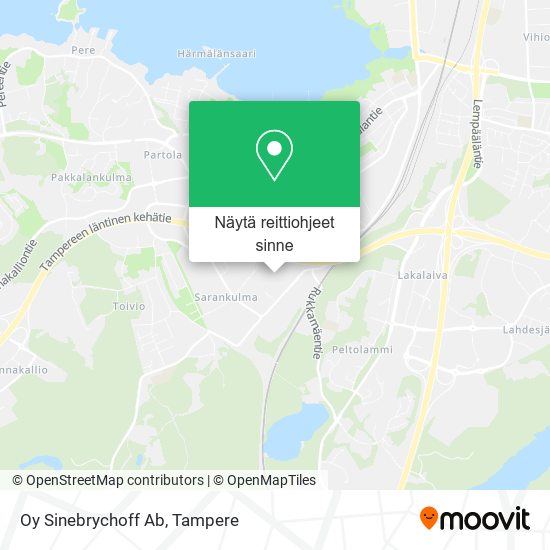 Oy Sinebrychoff Ab kartta