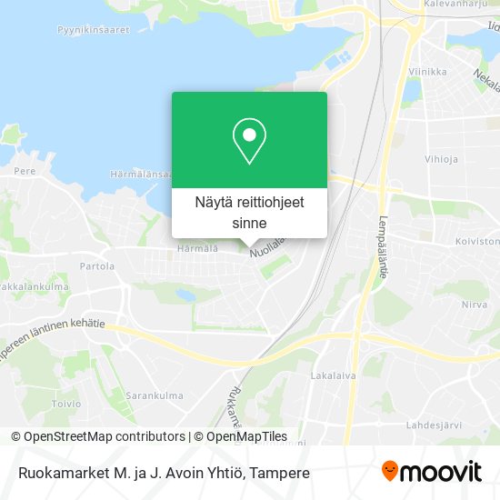 Ruokamarket M. ja J. Avoin Yhtiö kartta