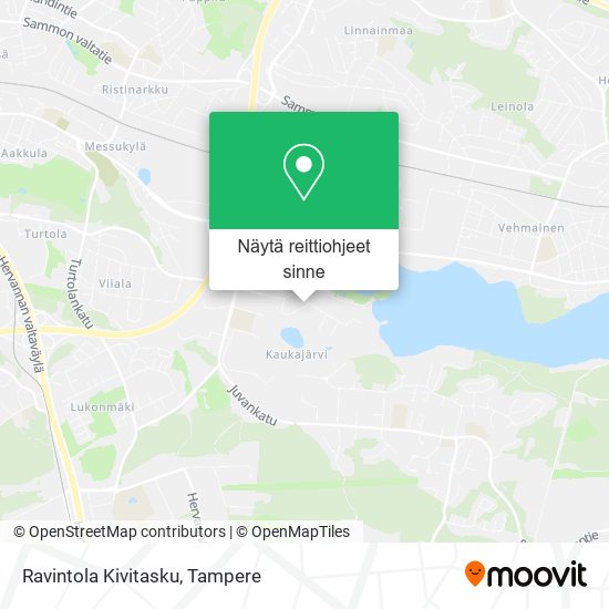 Ravintola Kivitasku kartta