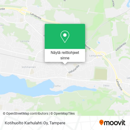 Kotihuolto Karhulahti Oy kartta