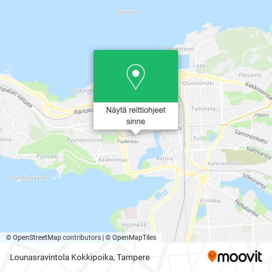 Lounasravintola Kokkipoika kartta
