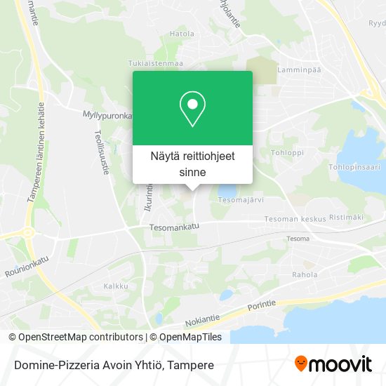 Domine-Pizzeria Avoin Yhtiö kartta