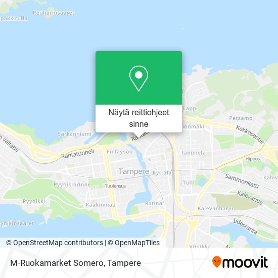 M-Ruokamarket Somero kartta