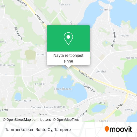 Tammerkosken Rohto Oy kartta