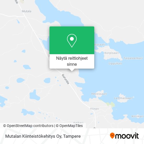 Mutalan Kiinteistökehitys Oy kartta