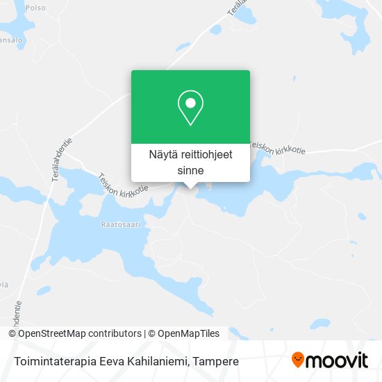 Toimintaterapia Eeva Kahilaniemi kartta