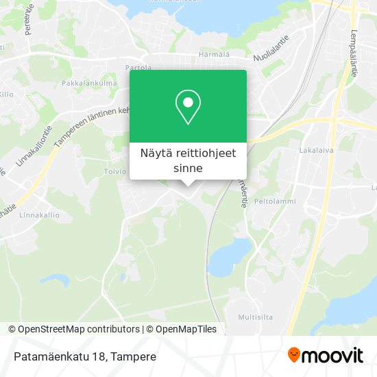 Patamäenkatu 18 kartta