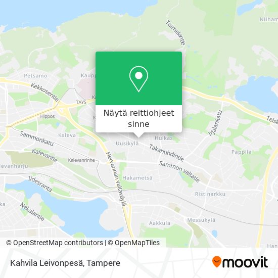 Kahvila Leivonpesä kartta