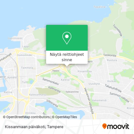 Kissanmaan päiväkoti kartta