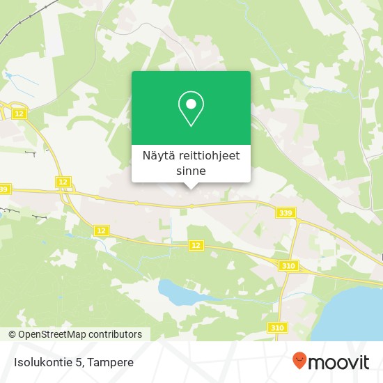 Isolukontie 5 kartta