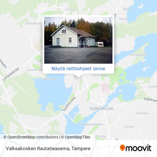 Valkeakosken Rautatieasema kartta