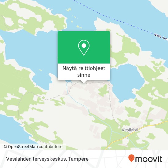 Vesilahden terveyskeskus kartta