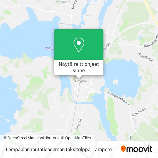 Kuinka päästä kohteeseen Lempäälän rautatieaseman taksitolppa  kulkuvälineellä Bussi?