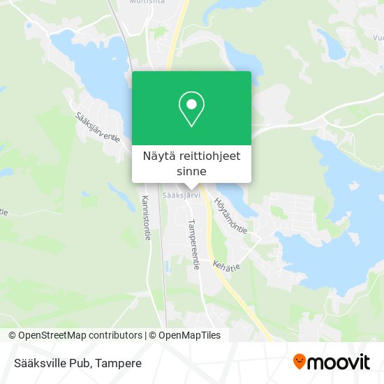 Sääksville Pub kartta