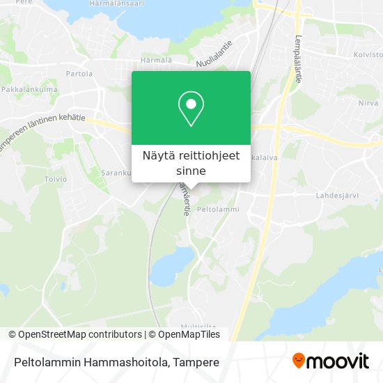 Peltolammin Hammashoitola kartta