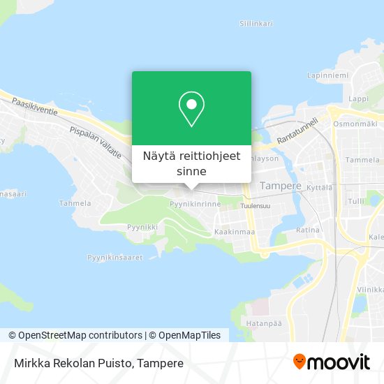 Mirkka Rekolan Puisto kartta