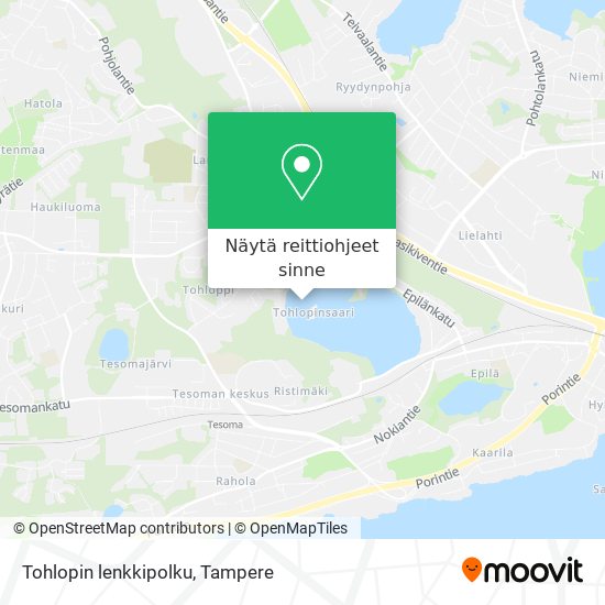 Tohlopin lenkkipolku kartta