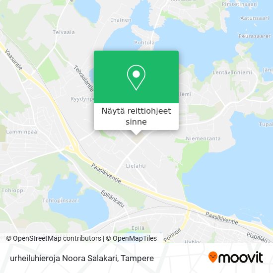 urheiluhieroja Noora Salakari kartta