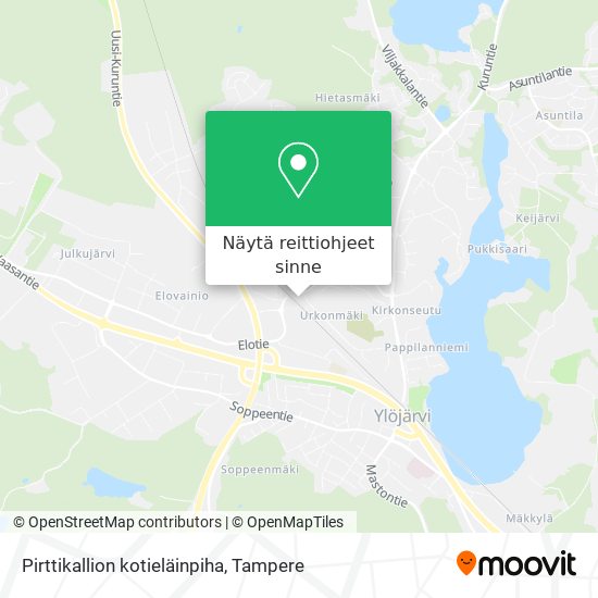 Pirttikallion kotieläinpiha kartta