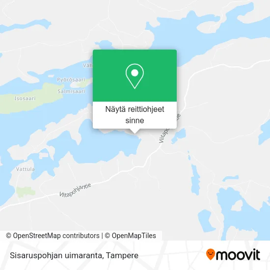 Sisaruspohjan uimaranta kartta