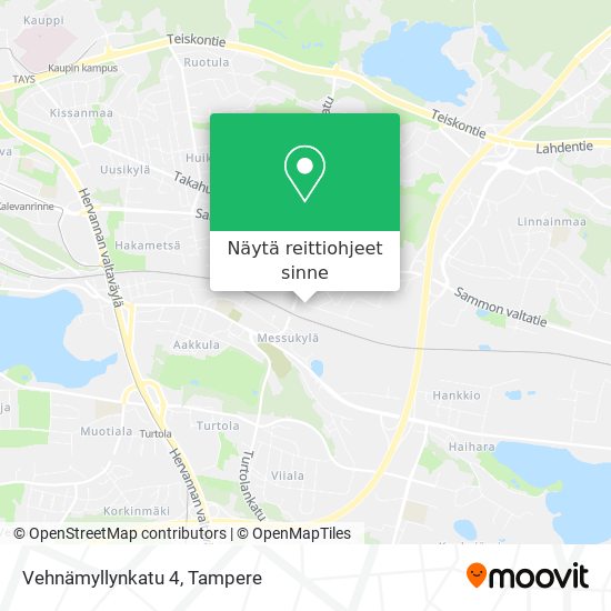 Vehnämyllynkatu 4 kartta