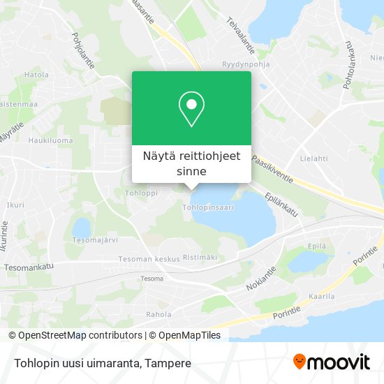 Tohlopin uusi uimaranta kartta