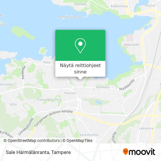 Sale Härmälänranta kartta