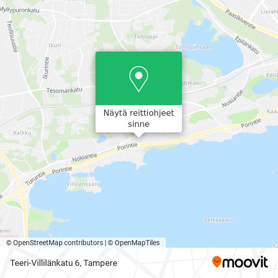 Teeri-Villilänkatu 6 kartta