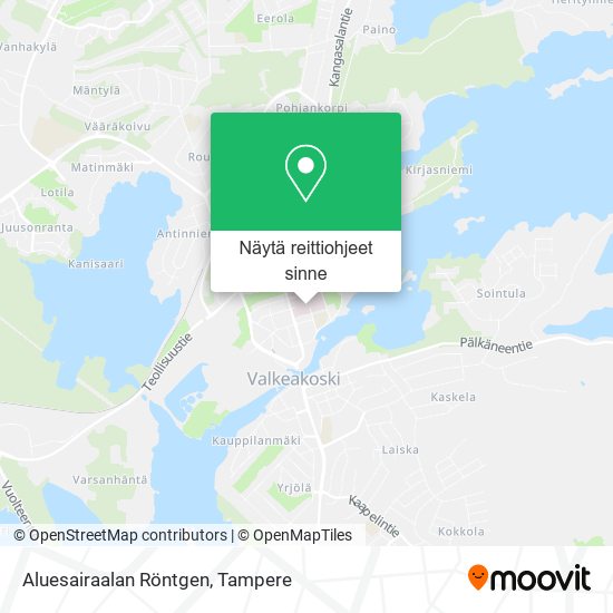 Aluesairaalan Röntgen kartta