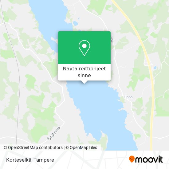 Korteselkä kartta