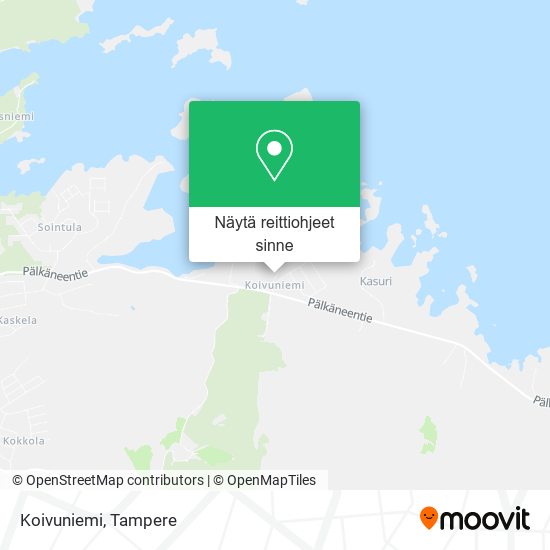 Koivuniemi kartta