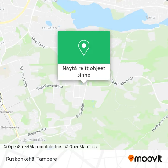 Ruskonkehä kartta