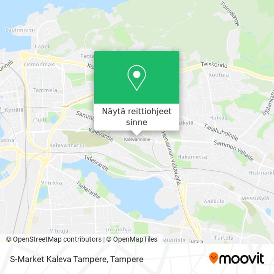 S-Market Kaleva Tampere kartta