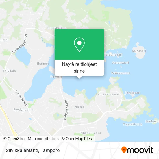 Siivikkalanlahti kartta