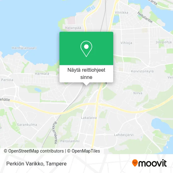 Perkiön Varikko kartta