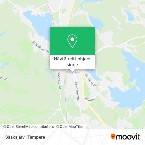 Sääksjärvi kartta