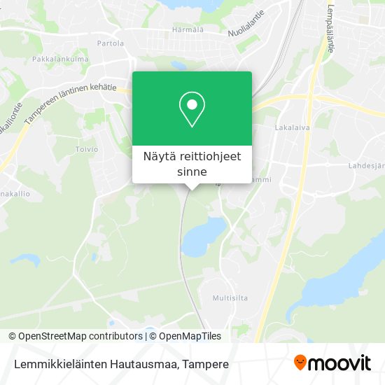 Lemmikkieläinten Hautausmaa kartta