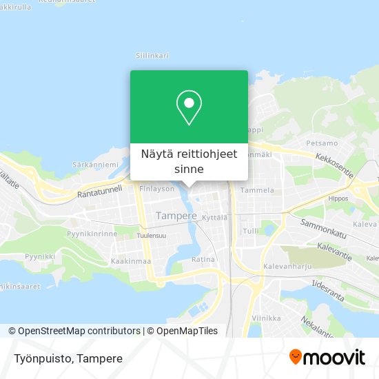 Työnpuisto kartta