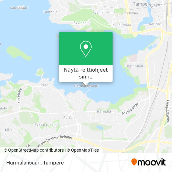 Härmälänsaari kartta