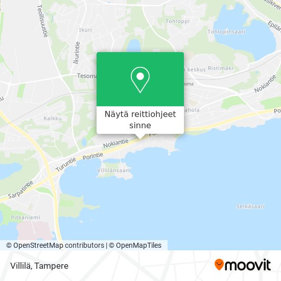 Kuinka päästä kohteeseen Villilä paikassa Tampere kulkuvälineellä Bussi,  Juna tai Raitiovaunu?