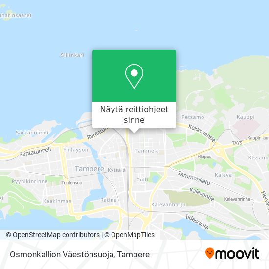 Osmonkallion Väestönsuoja kartta