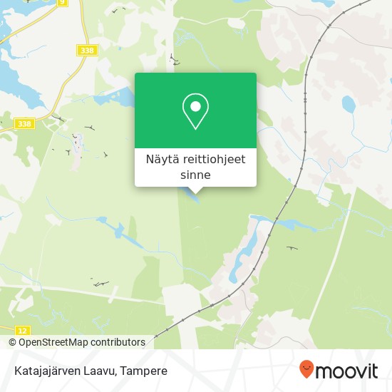 Katajajärven Laavu kartta