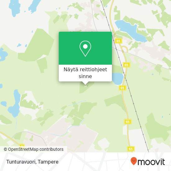 Tunturavuori kartta