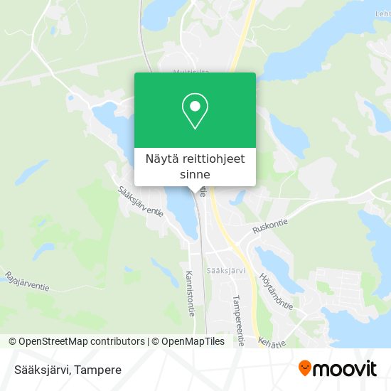 Sääksjärvi kartta