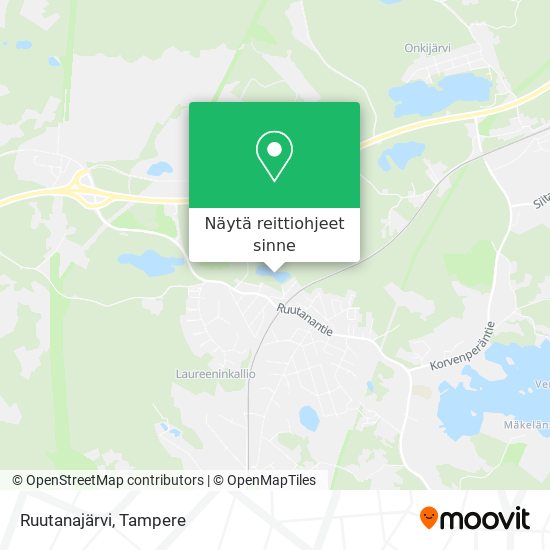 Ruutanajärvi kartta