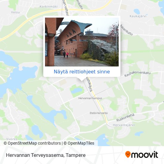 Kuinka päästä kohteeseen Hervannan Terveysasema paikassa Tampere  kulkuvälineellä Bussi tai Raitiovaunu?