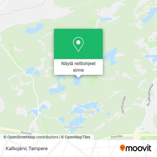 Kalliojärvi kartta