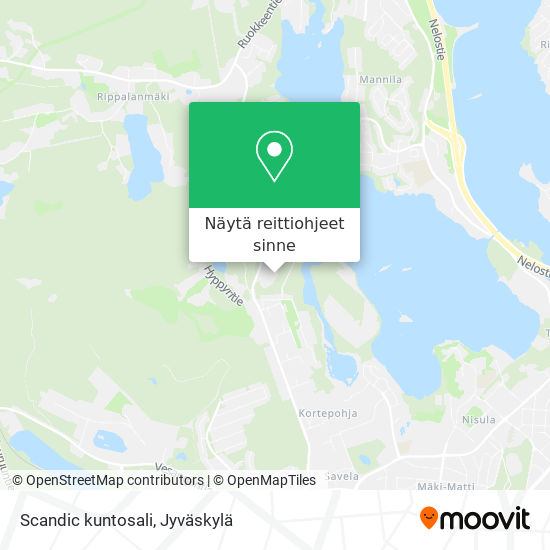 Scandic kuntosali kartta